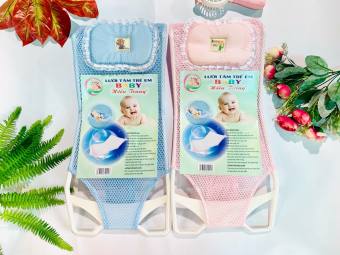 Lưới tắm bé# Lưới tắm kèm gối trẻ sơ sinh