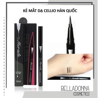 Kẻ Mắt Dạ Không Trôi, Không Lem Cellio Miracle Waterproof Penliner 0.5g