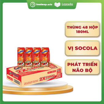 Sữa Ovaltine Canxi Socola - Hộp 180ml