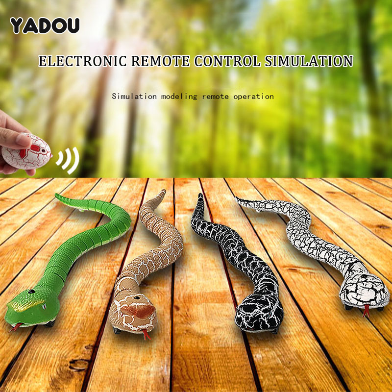 Tricky toys Simulation remote control snake Remote control toys Infrared remote control snake Animal toys ราคา 392 บาท*ส่งฟรี