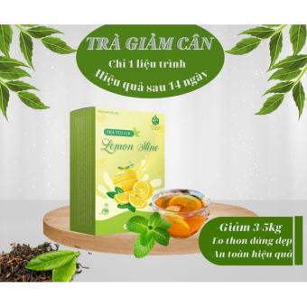 Trà chanh vàng detox giảm cân túi Lọc LeMon Sline giảm mỡ thừa, giảm cân ( hộp 25 túi lọc )