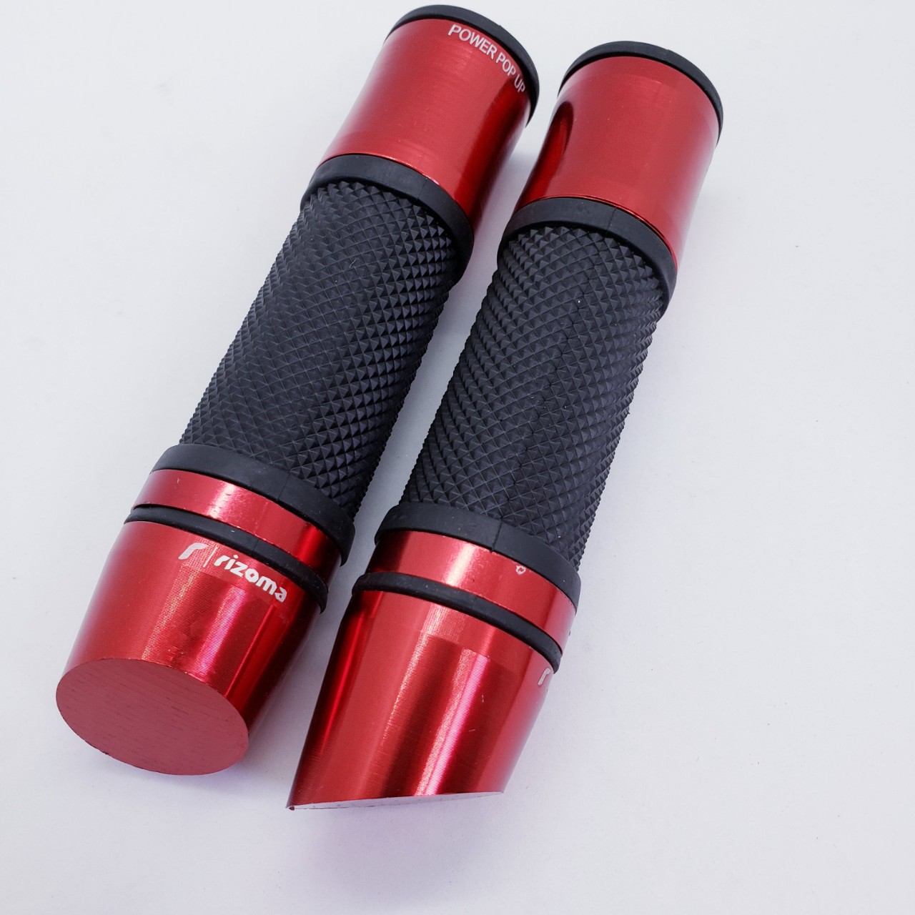 2 Bao tay nắm xe máy tay cầm rizoma gù xéo nhôm cnc màu đỏ gắn sh vario exciter winner sirius wave...