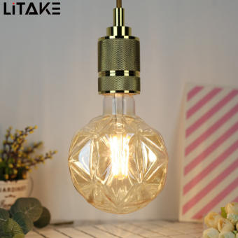 LITAKE Đèn Led G120 Đèn Dây Tóc Trang Trí Phong Cách Retro Cửa Hàng Quần Áo Quầy Bar Hình Hoa Sen
