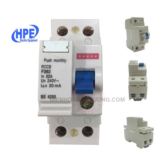 CB chống giật 32A - RCCB32
