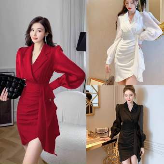 Đầm Body Cổ Vest Eo Phối Tà Cao Cấp - Glady G123 - Đầm Ôm Body Cổ V Phong Cách Năng Động, Cá Tính, Trẻ Trung, Phù Hợp Mọi Hoàn Cảnh