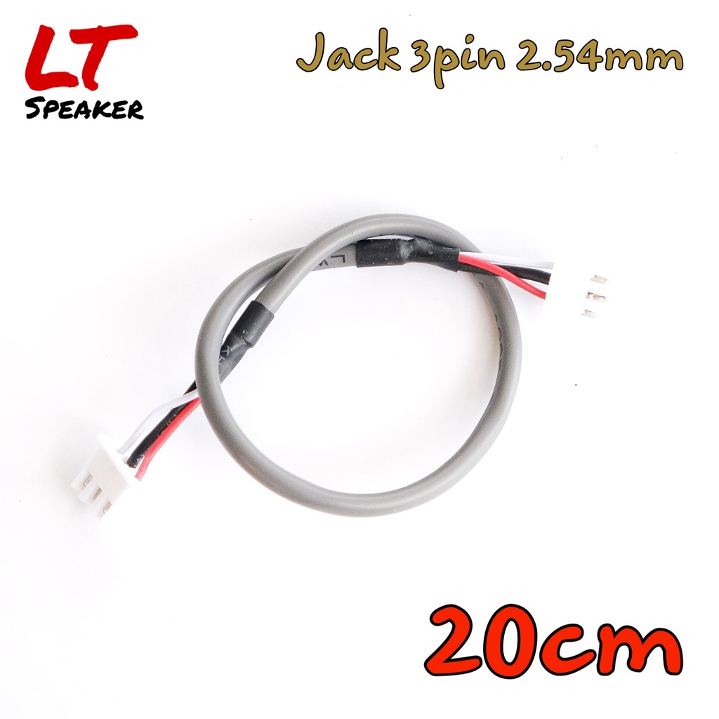 Jack tín hiệu ph2.54 3 pin dài 10cm, 20cm, 30cm lt speaker