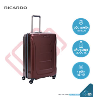 Vali du lịch Ricardo Tioga HS 6 tấc (25 inch) - Wine - đựng 25 -30 kg, thương hiệu Mỹ - hành lý ký gửi