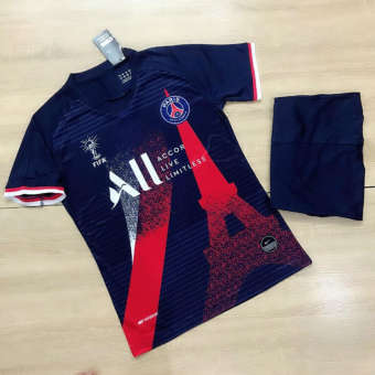 Bộ Áo Đá Bóng PARIS SAINT GERMAN (PSG) Xanh Than Tháp Eiffel Cực Chất - Quần Áo Thể Thao Nam PP Bởi TrenDos