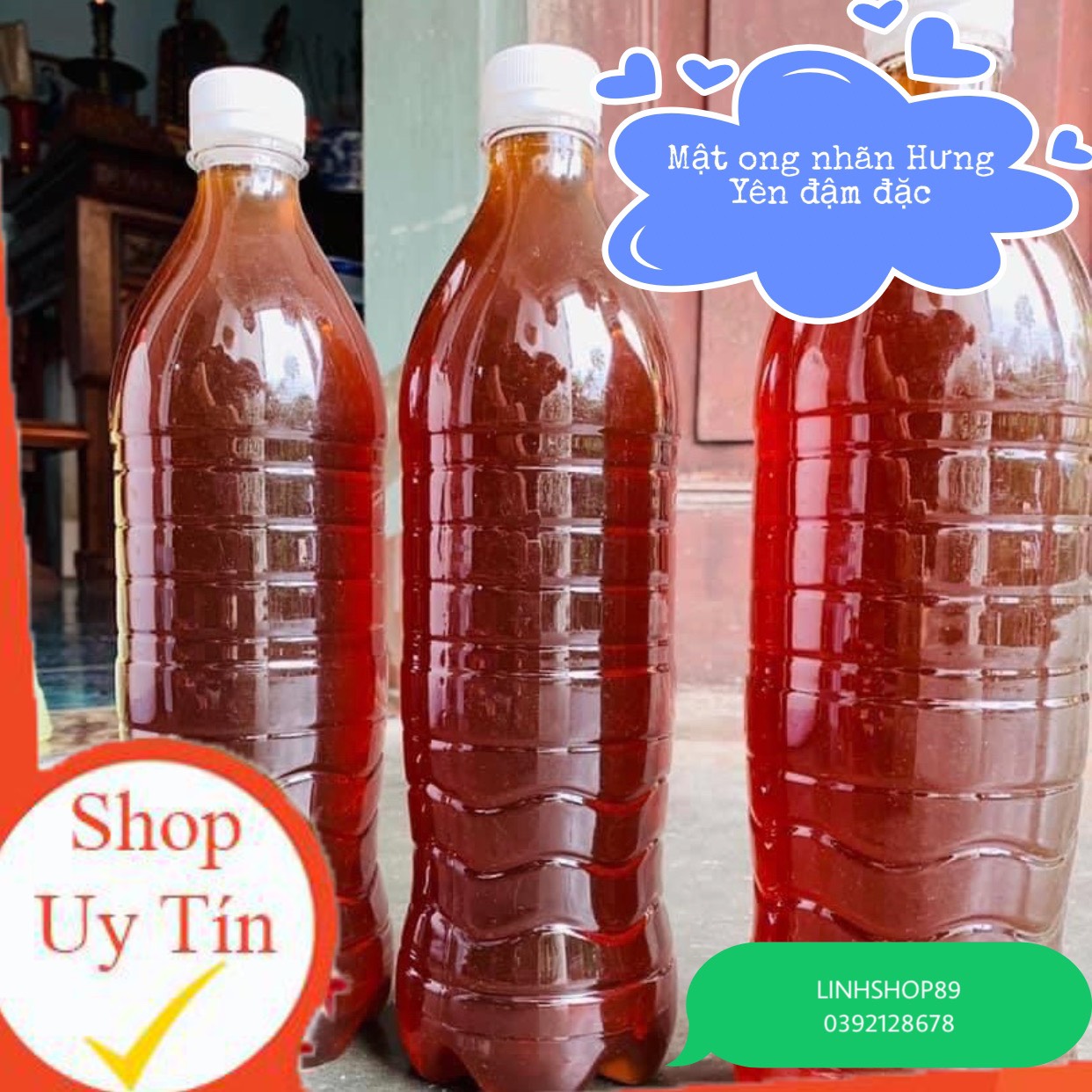 Mật ong nhãn hưng yên nguyên chất thơm ngon đậm đặc ls30 linhshop89