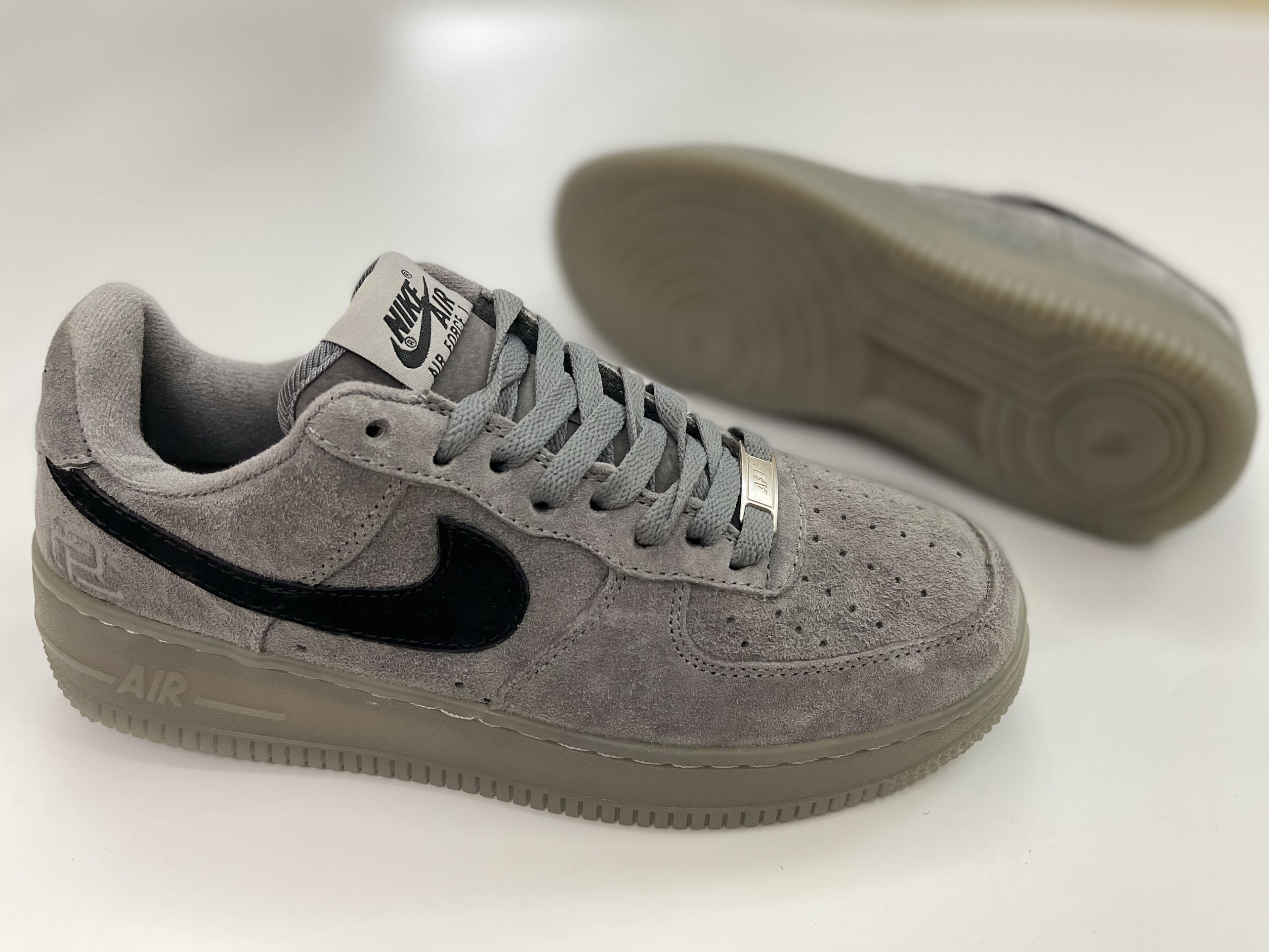 Giày nam Air Force 1 da lộn mới êm bền nhẹ thời trang