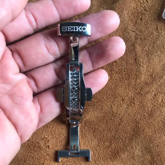 Khóa bướm đồng hồ Seiko (Khắc logo CNC)