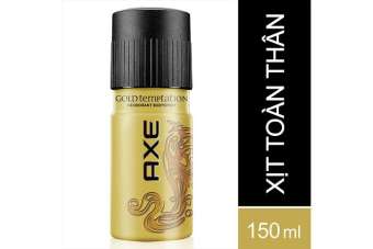 Xịt khử mùi AXE Gold Temptation hương Ngọt ngào chai 150ml