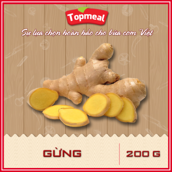 HCM - Gừng (200 g) - [Giao nhanh TPHCM]
