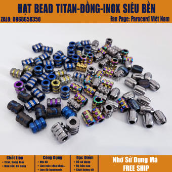 Hạt Bead Titan Trang Trí Dây Paracord