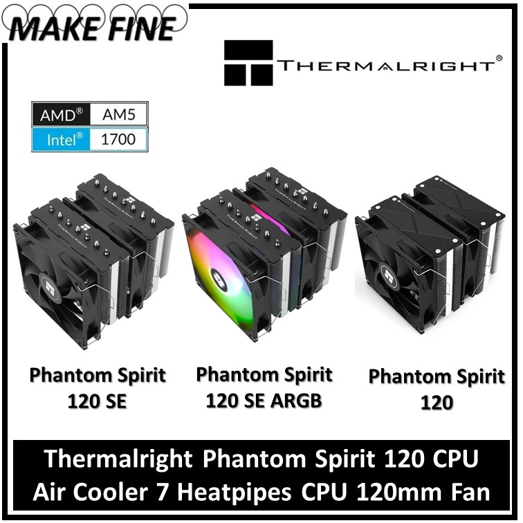 THERMALRIGHT Phantom Spirit 120 SE CPU Cooler Installation Guide