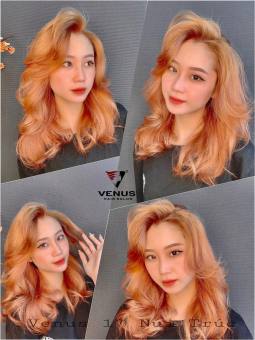 Kem nhuộm tóc màu Nâu Cam Đào – Blinkhair, tặng kèm trợ nhuộm và gang tay