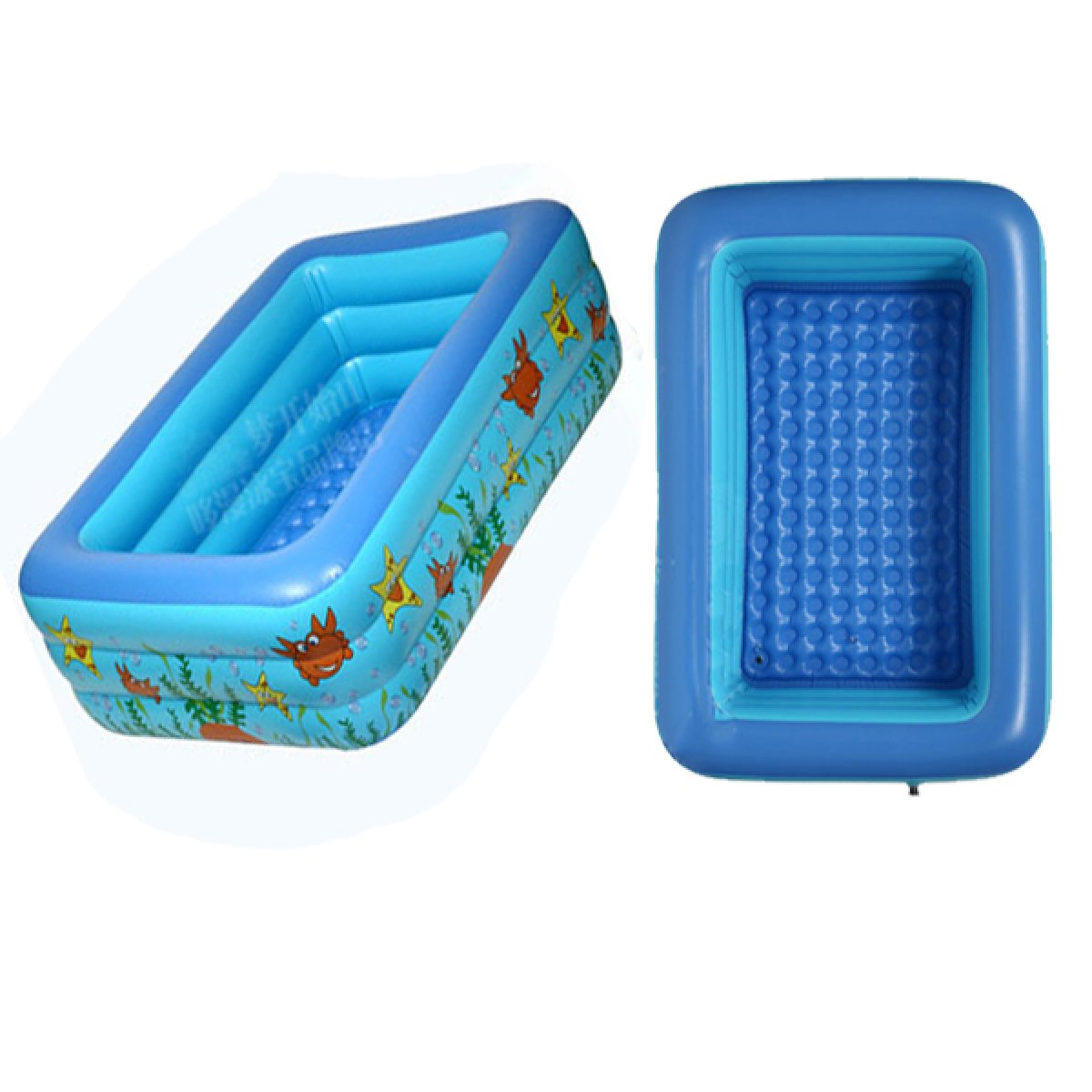 BỂ BƠI CAO SU 3 TẦNG CHO BÉ - 1M3 - CÓ ĐÁY CHỐNG TRƯỢT - TẶNG MIẾNG VÁ VÀ KEO VÁ