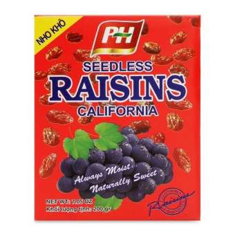 Nho khô Raisins PH hộp 200g
