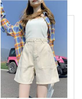 Quần Short Jean Ống Rộng Túi Rộng, Kiểu Dáng Teen Hiện Đại, Hàng VNXK .XTR