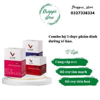 Combo bộ 3 thực phẩm dinh dưỡng tế bào VLive-Voxy-Vtrition-Vneral.Tăng cường sức đề kháng,tăng cường trí nhớ MSP 7342