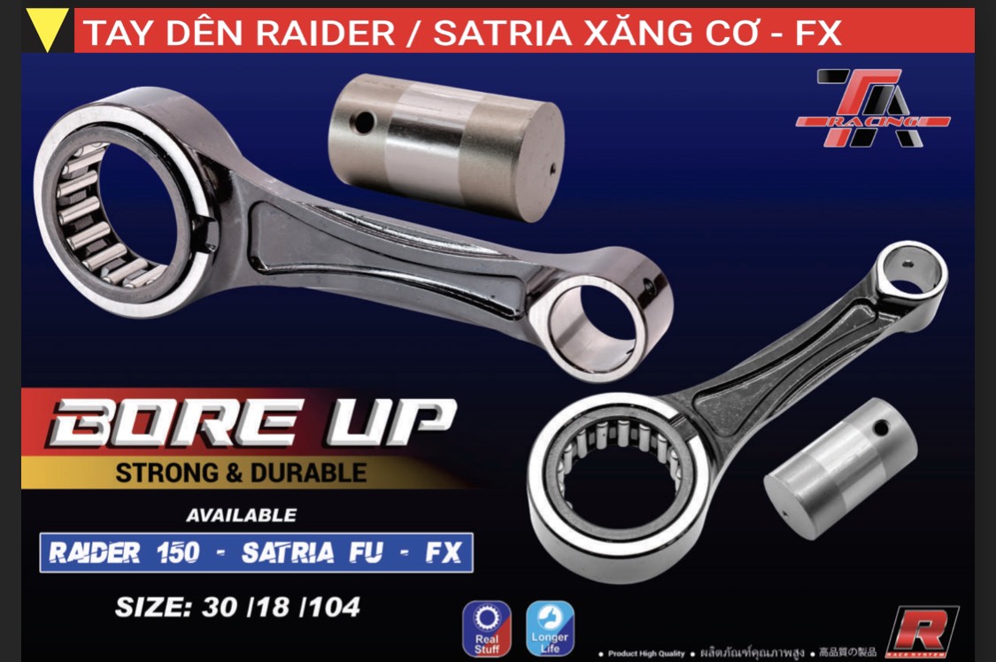 Tay dên TA cho raider satria xăng cơ - FX