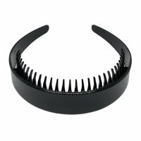 HAIRSTORY Y4047/Y4046 France Plain Multi Color Wide Headband with Teeth