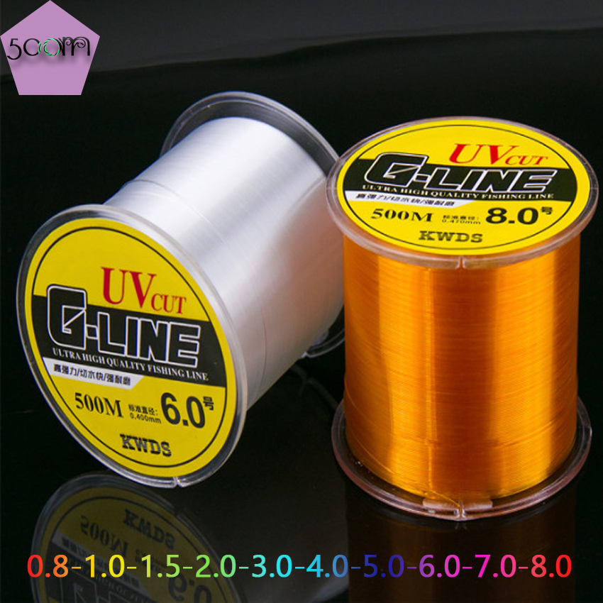 Dây Cước Câu Cá Siêu Bền Cao Cấp 500M G - Line , Dây Cước Câu Cá , Dây Câu Cá Siêu Bền - Đủ Size :0.8 -1.0 -1.5- 2.0 - 7.0 - DO CAU CA