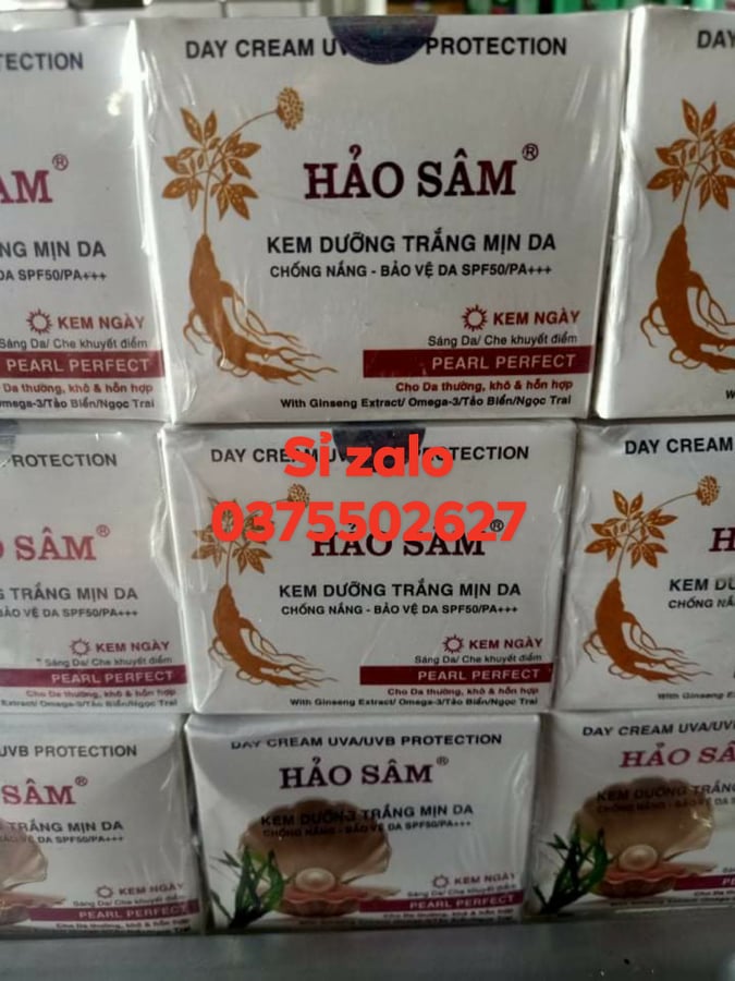 Kem hảo sâm trắng da ban ngày 12g