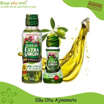 Dầu Oliu Extra Virgin Ajinomoto 70g Nhật Bản, Dầu Oliu Nhật Bản, Dầu Oliu Cho Bé Ăn Dặm, Dầu Oliu Extra