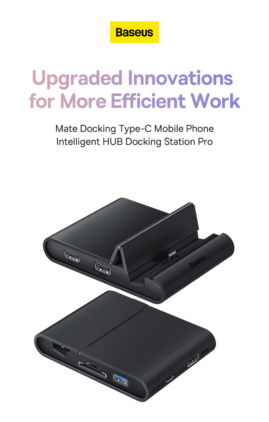 Baseus Mate Docking Station Dex USB C HUB to USB 3.0 HDMI