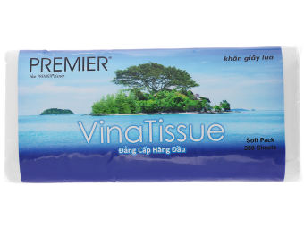 Khăn giấy lụa rút VinaTissue Premier 280 tờ