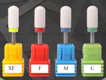 Đầu mài móng ceramic (đầu bo tròn) XF,F,M,C