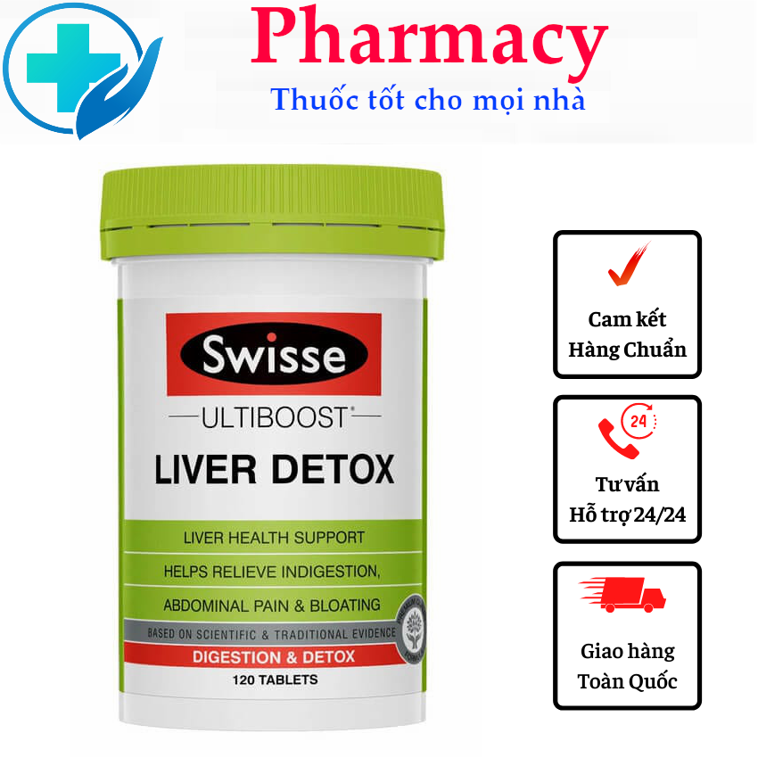 Viên Uống Thải độc gan Liver Detox Swisse của Úc