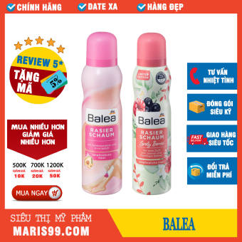 Bọt cạo lông Balea Đức, Bọt cạo lông vùng kín Balea Đức (150mL) - (Có che tên sản phẩm)