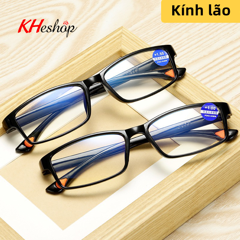  Kính Viễn thị siêu bền  chống Blu-ray gọng TR90  đập không hư rơi không bể + 1.00 + 1.50 + 2.00 + 2.50 + 3.00 + 3.50 + 4.00 mã Y3017 - kheshop 