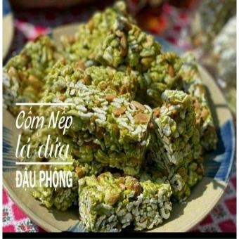Cốm nếp đậu phộng lá dứa cốt dừa - 500g