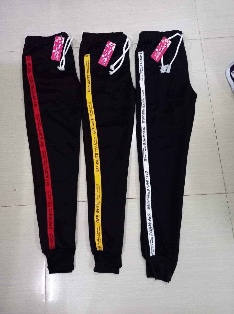 Quần jogger nam nữ chạy viền 3 sọc và 1 sọc thời trang
