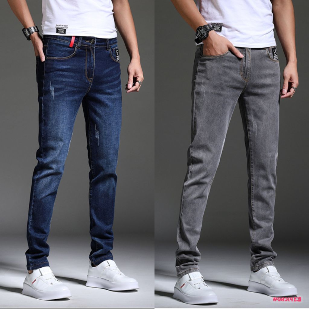 Quần Jean dài Nam Ống Bó chất vải jean cotton mềm mịn, form chuẩn đẹp - Có size đại