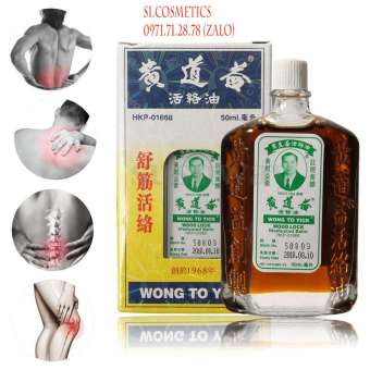 Dầu nóng Wong To Yick (Huỳnh Đạo Ích) Hong Kong 50ml