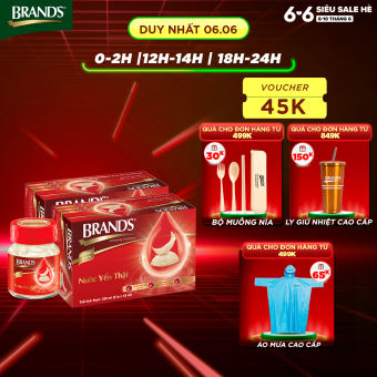 Combo 2 Nước yến thật BRAND'S Đường Phèn