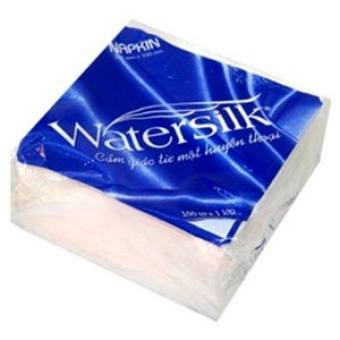Giấy ăn vuông Watersilk 100 tờ