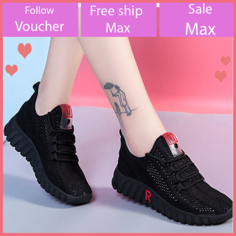 Giày sneaker thể thao nữ hàn quốc buộc dây siêu nhẹ V254