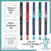 Pilot V5 Hi-Techpoint Gel Pen - 0.5mm, Various Colors