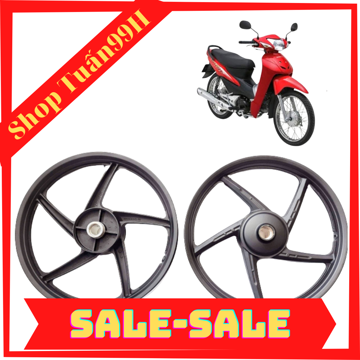 Mâm 5 cây dành cho Wave Alpha, Future Neo thắng đùm má lớn