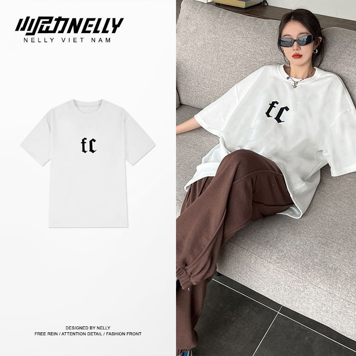 Áo thun unisex local brand NELLY form dáng rộng unisex fc
