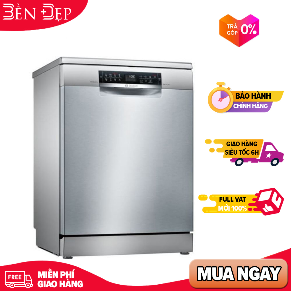 Máy rửa bát bosch sms46gi01p 12 bộ châu âu độc lập, có thể lắp âm