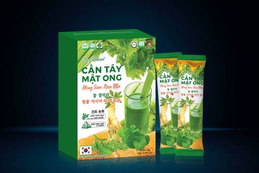 Cần Tây Mật ong Hồng Sâm Rau Má - Giúp Giảm Cân Hiệu Quả Giảm Mỡ Máu Lợi Tiểu Giải Độc Phòng Ngừa Ung Thư