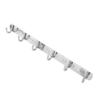 Thanh móc treo quần áo gắn tường 6 - 8 móc bằng inox