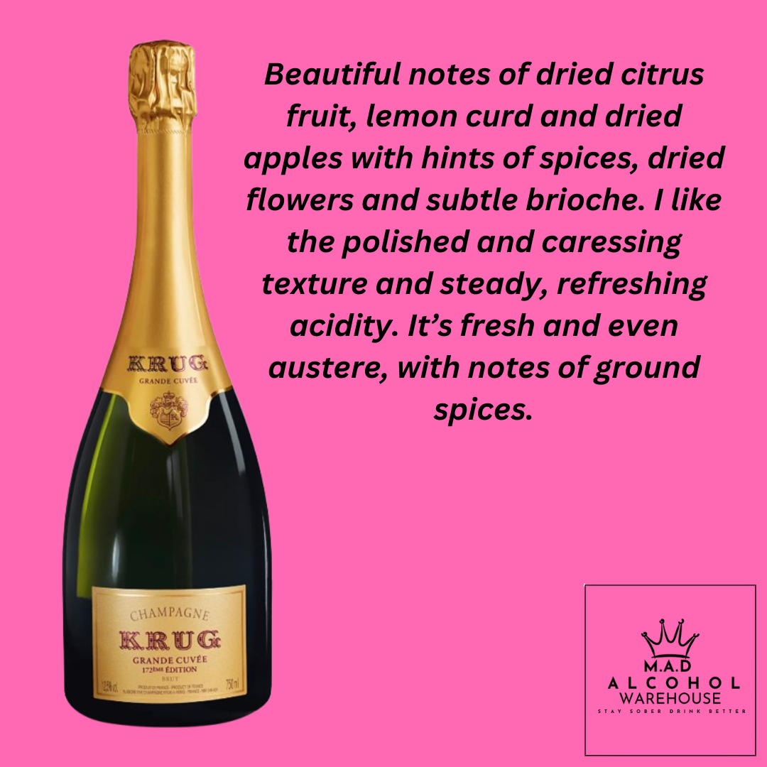 Krug Grande Cuvee Champagne Brut 750Ml - Premium French Sparkling