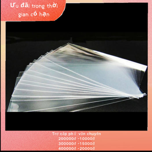 100 Chiếc Túi Đựng Tiền Giấy, Bảo Vệ Hộp Đựng Tiền Giấy